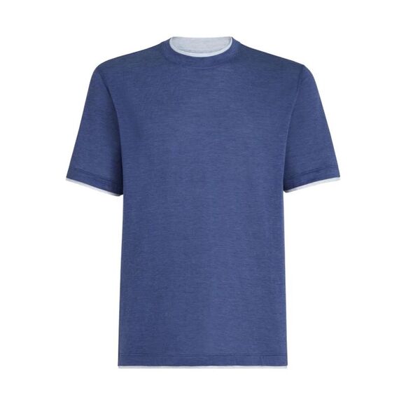 Brunello Cucinelli Men T-Shirt With Faux-Layering